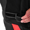 Tractech Evo D3o Jacket Blk/Flo Red Leather 2x