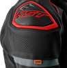 S1 D3o Leather Jacket Blk/Gry/Red Xl