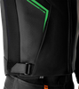 S1 D3o Leather Jacket Blk/Gry/Flo Grn Sm