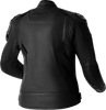 Womens S1 D3o Leather Jacket Black/Black 3xl