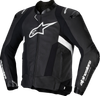 ALPINESTARS Missile v3 Leather Jacket - Black/White - US 40 / EU 50 3100125-12-50