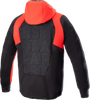 ALPINESTARS MSE Hybrid Hooded Jacket - Black/Red - 2XL 4201824-1463-2X