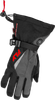 Title Heated Gauntlet Gloves Grey/Black/Red Lg