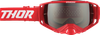 THOR Activate Goggle - Flite - Red - Silver Mirror Lens 2601-3703
