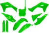 UFO Body Kit - Fluorescent Green - Kawasaki - KX '24-'26 KAKIT231F@AFLU