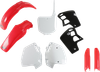 UFO Body Kit - '96/'98-'99 OEM Red/White/Black - Honda - CR '95-'00 HOKIT089F@999