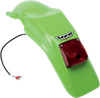 UFO Enduro Rear Fender - With Light - Green KA02789#026