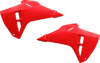 UFO Radiator Covers - Red - Honda - CRF '22-'24 HO05619#070