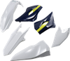 UFO Body Kit - '16 OEM White/Blue/Yellow - Husqvarna - FE/TE/TX HUKIT615@999W