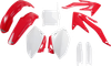 UFO Body Kit - OEM Red/White - Honda - CRF '05-'06 HOKIT108F@999
