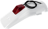 UFO Enduro Rear Fender with 21/5W Light - White HO02650#041