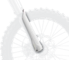 POLISPORT Fork Guard Cover - White - Gas Gas/KTM 8398600012