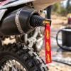 FMF 011299 4-stroke wash plug installed in dirt bike exhaust