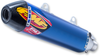 FMF Factory 4.1 RCT Slip-On Muffler - Blue Anodized Titanium with Carbon Fiber End Cap - SX-F/XC-F/SX-F 045586