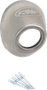 FMF Replacement Rear Cone Cap - Stainless Steel - Straight Cut - Powercore 4/Q4 040634