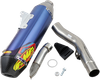 FMF Factory 4.1 RCT Slip-On Muffler - Blue Anodized Titanium with Carbon Fiber End Cap - RM-Z 250 043373
