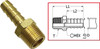 1/4 Pipe To 3/8 Hose Barb Fitt