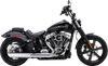Vance & Hines Twin Slash Round slip-on muffler 16750 in Chrome