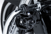 CIRO 45019 black LED spotlights installed on motorcycle engine guards