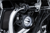 CIRO 45019 black LED spotlights installed on motorcycle engine guards