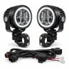 CIRO Spotlight with Engine Guard Mount Black 45019 LED light kit