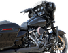 LA CHOPPERS Engine Guard - Black - Twin Peaks LA-7100-00B