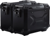 SW-MOTECH TRAX ADV Aluminum Case System - Black - Honda CB/CBR/NX 500 '13-'24 KFT.01.400.70101/B