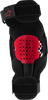 ALPINESTARS SX-1 Plasma Knee Guards - Black/Red/Cool Gray - L/XL 6500326-1498-LXL