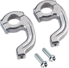 MOOSE OFFROAD Replacement Contour Handguard Inner Mount Clamp - Pro Taper - Silver 50-214S