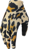 Women's Sportmode Cheetah Gloves