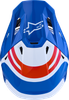 White/Blue/Orange/Pink