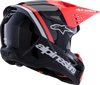 Gloss Black/Red Fluo/White