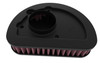 K&N Replacement Unique Air Filter 6.625in L x 4.75in W x 1.625in H with 1 Flange for Harley-Davidson