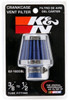 K&N 2in Base OD x .375in Flange ID x 1.75in H Rubber Base Crankcase Vent Filter - Blue