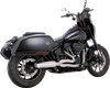 VANCE & HINES 2-into-1 Gaslighter Exhaust System - Brushed - M8 Softail 27348