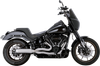 VANCE & HINES 2-into-1 Gaslighter Exhaust System - Brushed - M8 Softail 27348