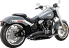 Vance & Hines Big Radius 2-into-2 exhaust system 46380 in Black, view 2