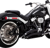 Vance & Hines Big Radius 2-into-2 exhaust system 46380 in Black, view 4
