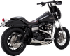 VANCE & HINES 2-into-1 Upsweep Exhaust System - Brushed 27635