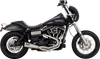 VANCE & HINES 2-into-1 Upsweep Exhaust System - Brushed 27635