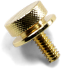 SADDLEMEN 1/4"-20 Seat Knob - Gold 8909GO