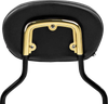 SADDLEMEN Sissy Bar Pad Bracket - Gold 15725GO