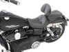 SADDLEMEN Dominator Pillion Pad - Standard Reach - Black w/ Gray Stitching - FL/FX '06-'17 806-04-0162