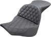 SADDLEMEN Explorer Seat - Lattice Stitched - FL/FX '18-'24 818-27-029LS