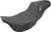 SADDLEMEN Pro Series SDC Performance Seat - w/o Backrest - Lattice Stitch - FL '08 -'23 SC80807D0