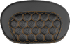 SADDLEMEN Mini Contour Sissy Bar Pad - Honeycomb - Orange Stitch 061019003