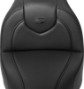 SADDLEMEN RoadSofa™ Seat - with Backrest - Black Stitch - FXBR/S '18-'20 818-31-187BR