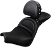SADDLEMEN Explorer Special Seat - Studded - w/ Backrest - FXBB/FXST '18-'24 818-30-040