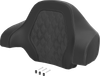 SADDLEMEN Deluxe Tour Pack Sissy Bar Pad - Lattice Stitch - Gray 071018402