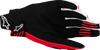 Black/Bright Red